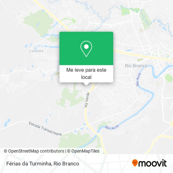 Férias da Turminha mapa