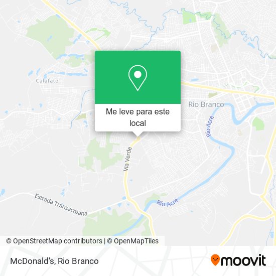 McDonald's mapa