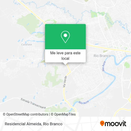Residencial Almeida mapa