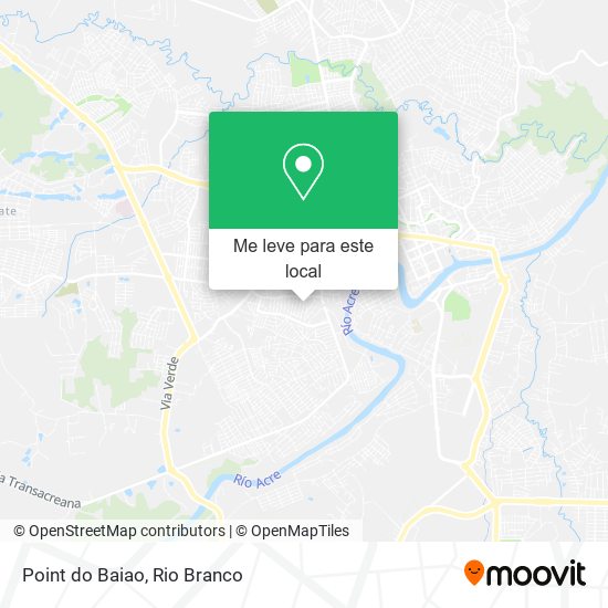 Point do Baiao mapa