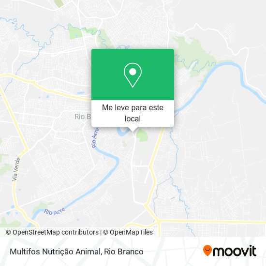 Multifos Nutrição Animal mapa