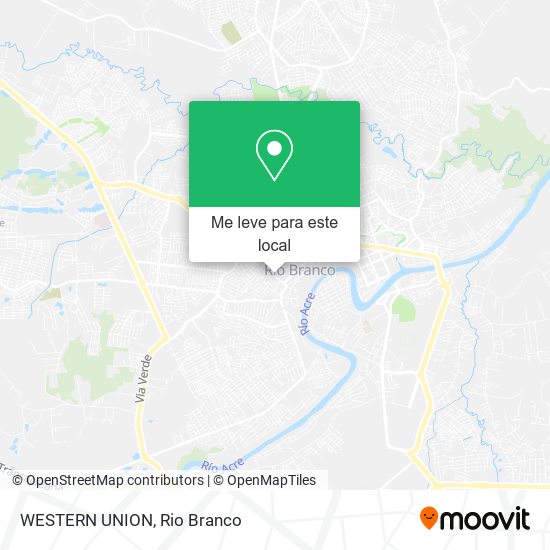 WESTERN UNION mapa
