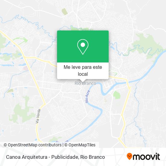 Canoa Arquitetura - Publicidade mapa