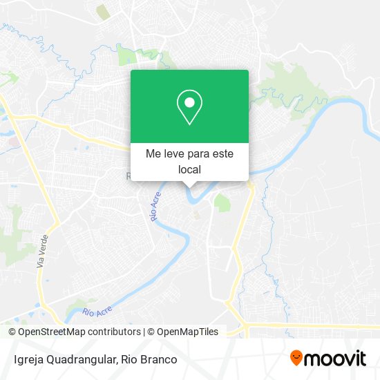 Igreja Quadrangular mapa