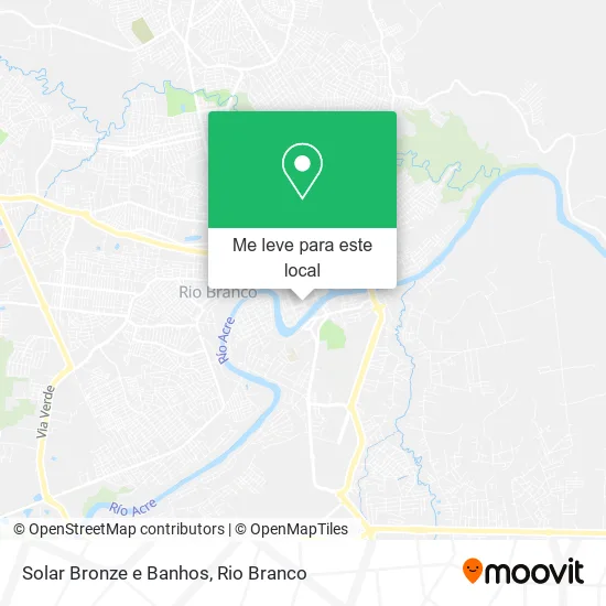 Solar Bronze e Banhos mapa