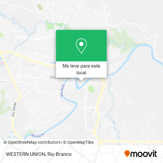 WESTERN UNION mapa