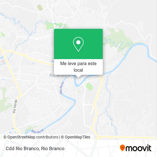 Cdd Rio Branco mapa