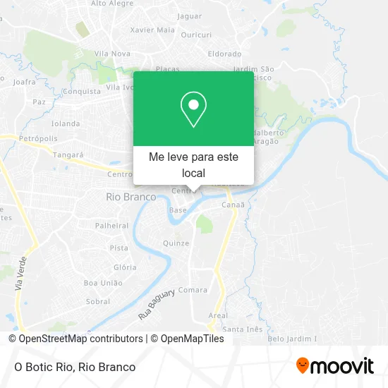 O Botic Rio mapa