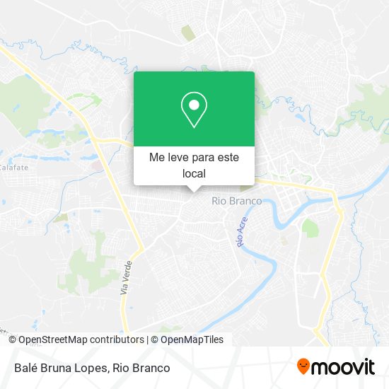 Balé Bruna Lopes mapa