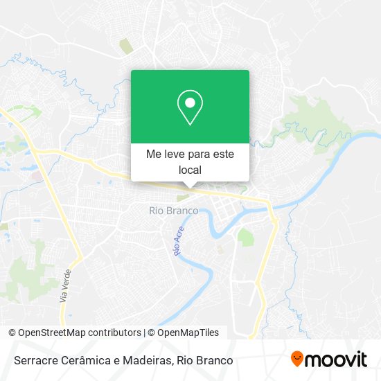 Serracre Cerâmica e Madeiras mapa