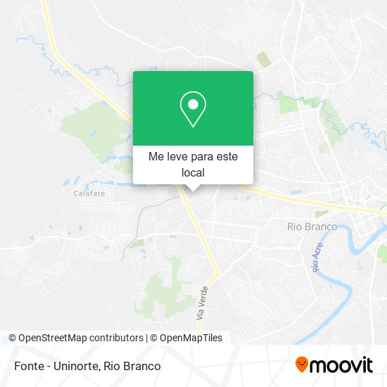 Fonte - Uninorte mapa