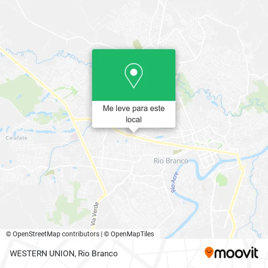 WESTERN UNION mapa