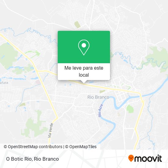 O Botic Rio mapa