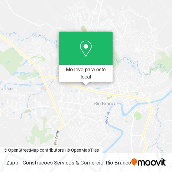 Zapp - Construcoes Servicos & Comercio mapa