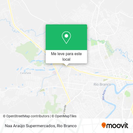 Naa Araújo Supermercados mapa