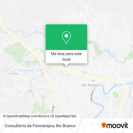 Consultório de Físioterapia mapa