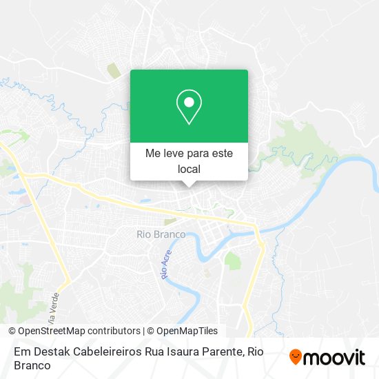 Em Destak Cabeleireiros Rua Isaura Parente mapa