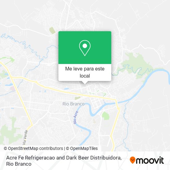 Acre Fe Refrigeracao and Dark Beer Distribuidora mapa