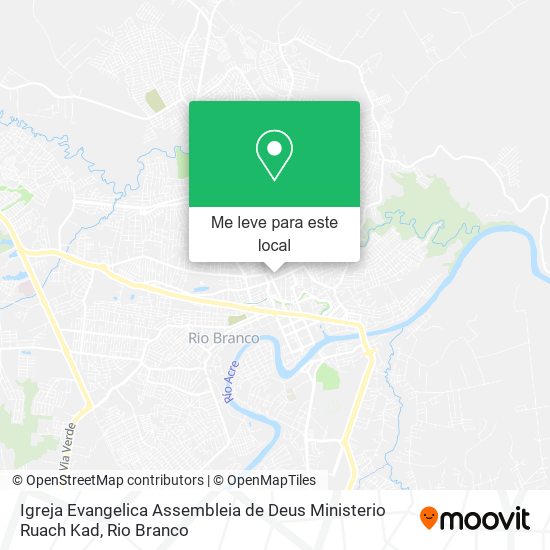 Igreja Evangelica Assembleia de Deus Ministerio Ruach Kad mapa
