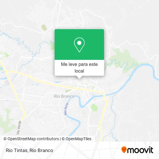 Rio Tintas mapa