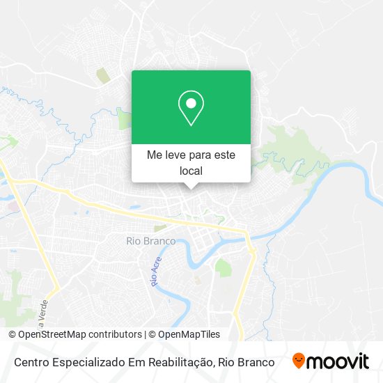 Centro Especializado Em Reabilitação mapa