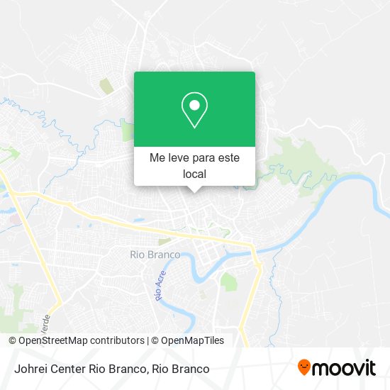 Johrei Center Rio Branco mapa