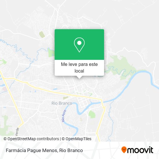 Farmácia Pague Menos mapa