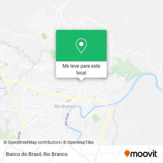 Banco do Brasil mapa