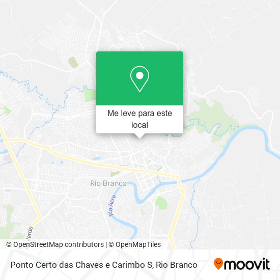 Ponto Certo das Chaves e Carimbo S mapa