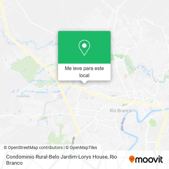 Condominio Rural-Belo Jardim-Lorys House mapa