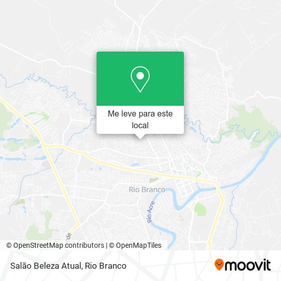 Salão Beleza Atual mapa