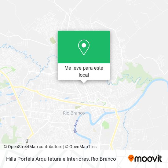 Hilla Portela Arquitetura e Interiores mapa