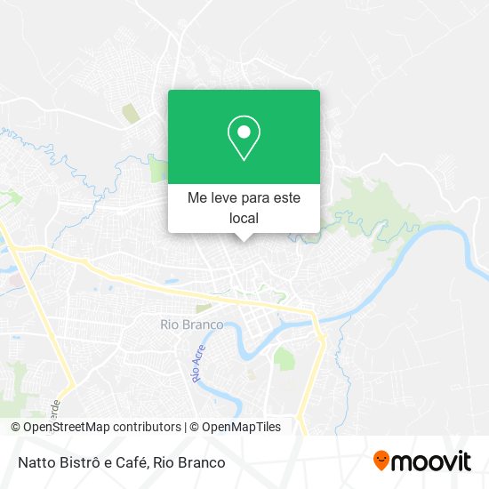 Natto Bistrô e Café mapa