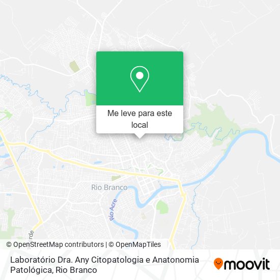 Laboratório Dra. Any Citopatologia e Anatonomia Patológica mapa