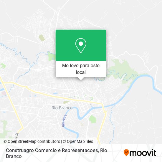 Construagro Comercio e Representacoes mapa