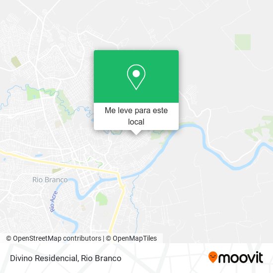 Divino Residencial mapa