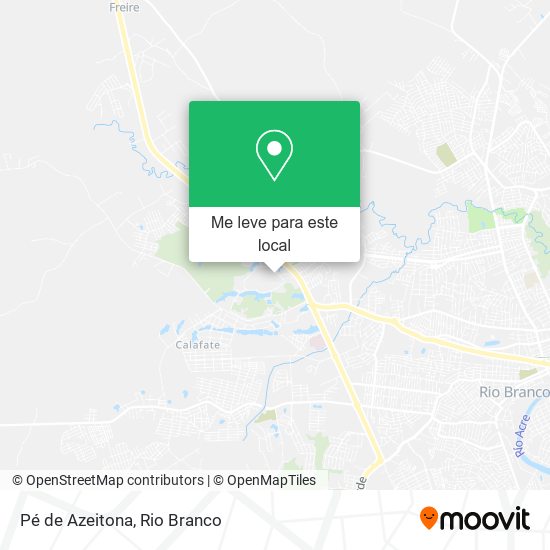 Pé de Azeitona mapa