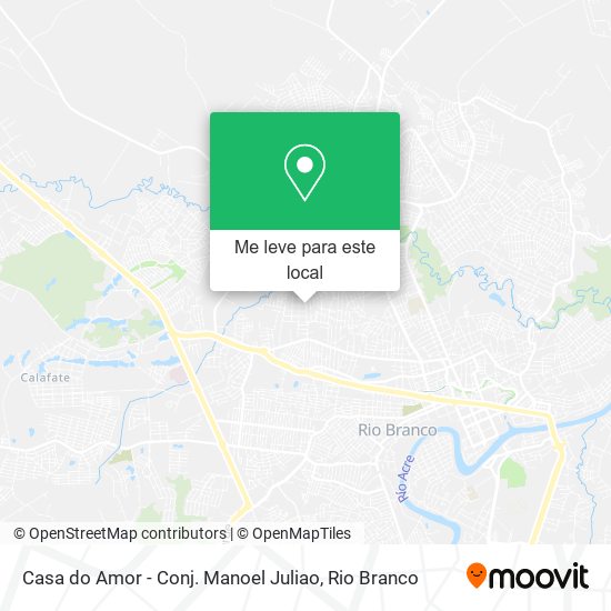 Casa do Amor - Conj. Manoel Juliao mapa