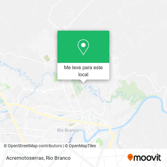 Acremotoserras mapa
