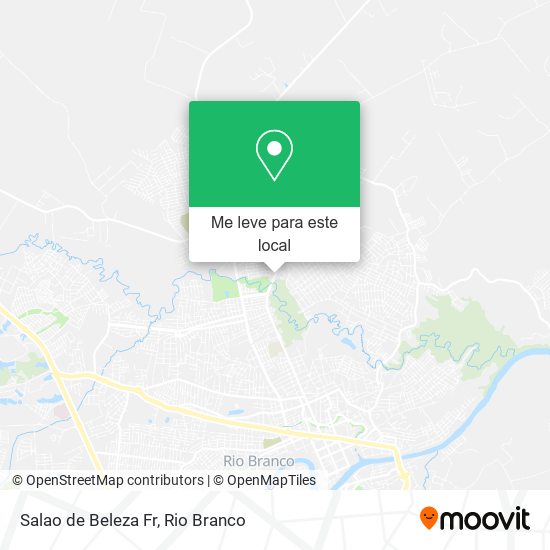 Salao de Beleza Fr mapa