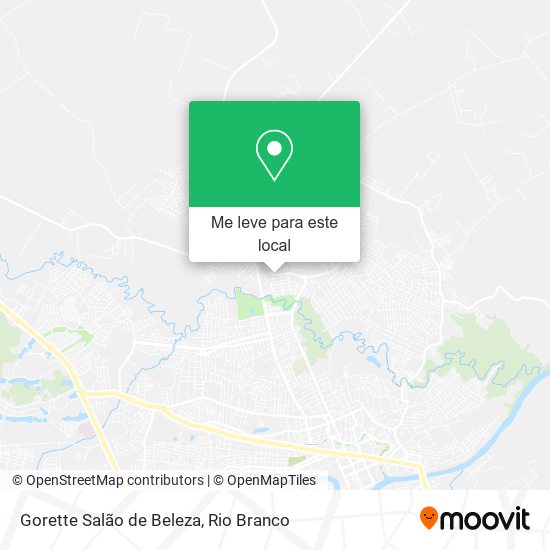 Gorette Salão de Beleza mapa