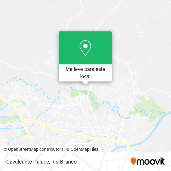 Cavalcante Palace mapa