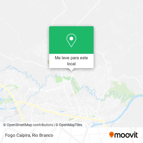 Fogo Caipira mapa