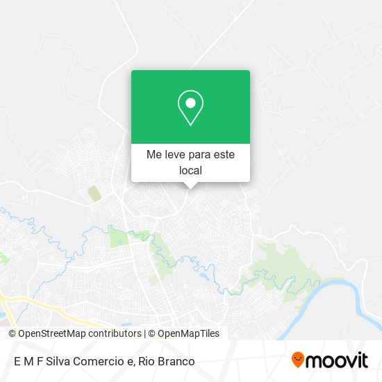 E M F Silva Comercio e mapa