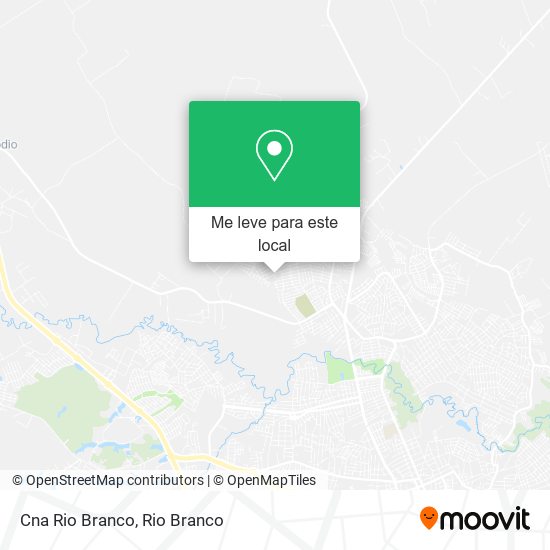 Cna Rio Branco mapa