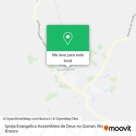 Igreja Evangelica Assembleia de Deus no Quinari mapa