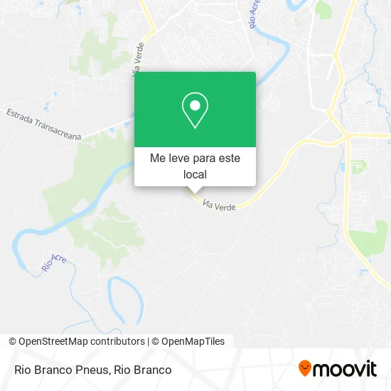 Rio Branco Pneus mapa
