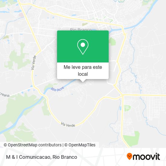 M & I Comunicacao mapa