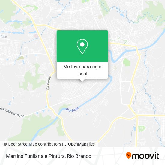 Martins Funilaria e Pintura mapa