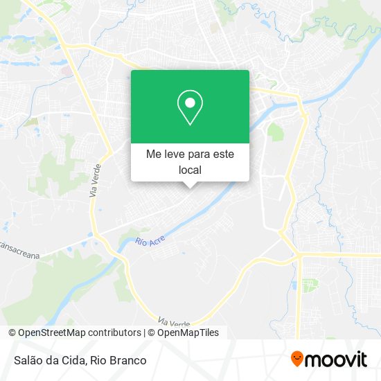 Salão da Cida mapa